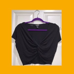 Black Crop Top